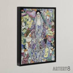"Artery8 Portrait of Friederike Maria Beer Framed Canvas Wall Art Print Klimt - Size: W12"" x H16""" - thumbnail 2