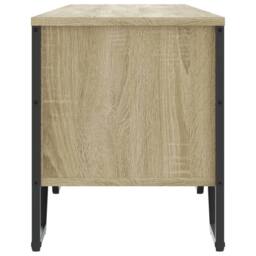 Berkfield Home TV Cabinet Sonoma Oak 180x34x41 cm Engineered Wood in Light Oak - Size: 180 x 34 x 41 cm - thumbnail 5