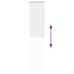 Berkfield Home Roller Blind Blackout White 40x210 cm Fabric Width 35.7 cm Polyester - thumbnail 9