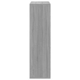 Berkfield Home Room Divider Bookcase Grey Sonoma 69.5x29x103.5 cm Engineered Wood - thumbnail 6