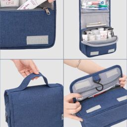 Leaper Large Capacity Portable Waterproof Foldable Storage Bag in Navy - thumbnail 4