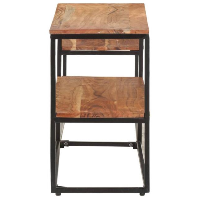 Berkfield Home TV Cabinet 180x30x50 cm Solid Acacia Wood in Brown - Size: 180 x 30 x 50 cm - image 1