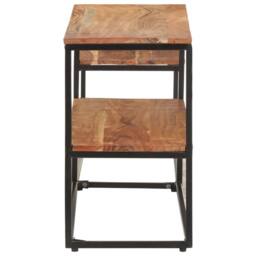 Berkfield Home TV Cabinet 180x30x50 cm Solid Acacia Wood in Brown - Size: 180 x 30 x 50 cm - thumbnail 1