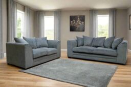 Snugg Furniture UK Limited (3+2 Seater) Chelsea 3 Seater & 2 Seater Sofa in Grey