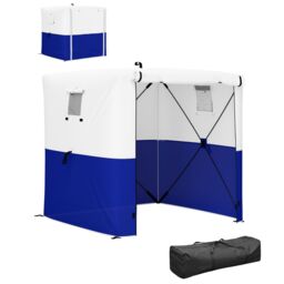 OUTSUNNY 2 x 2m Pop Up Gazebo with Sides Easy up Party Tent with Carry Bag in Dark Blue - thumbnail 2