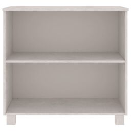 Berkfield Home Sideboard HAMAR White 85x35x80 cm Solid Wood Pine - Size: 85 x 35 x 80 cm - thumbnail 3
