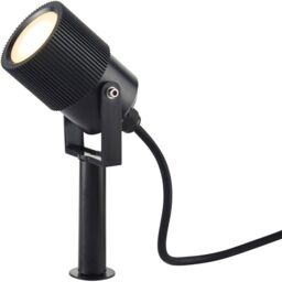 Loops Outdoor IP65 Ground Spike Spotlight - Dimmable 5W GU10 LED - Frosted Glass in Clear - thumbnail 4