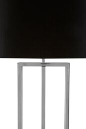 Orsina Skye Nickel Finish Rectangular Floor Lamp in Silver - thumbnail 4