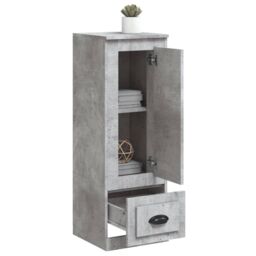 Berkfield Home Highboard Concrete Grey 36x35.5x103.5 cm Engineered Wood - thumbnail 4