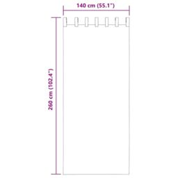 Berkfield Home Voile Curtains with Loops 2 pcs Yellow 140x260 cm - thumbnail 8
