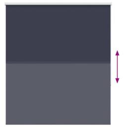 Berkfield Home Roller Blind Blackout Marine 110x210 cm Fabric Width 105.7 cm Pol… in Blue - thumbnail 5