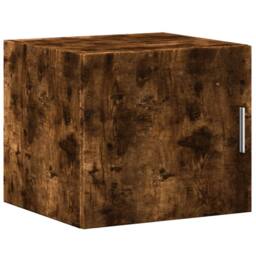 Berkfield Home Slim Storage Cabinet Smoked Oak 45x42.5x225 cm Engineered Wood in Brown - thumbnail 5
