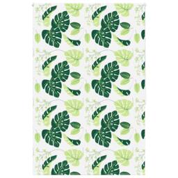 Berkfield Home Shower Roller Blind 150x240 cm Fabric Width 146 cm in Green - thumbnail 2