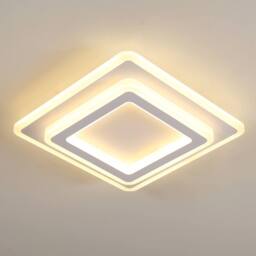 Pheashine Bright Square Acrylic Ceiling Lamp 29cm 44W Warm Light 3000K in White - thumbnail 1
