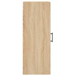 Berkfield Home Wall Mounted Cabinet Sonoma Oak 34.5x34x90 cm Engineered Wood in Light Brown - thumbnail 8