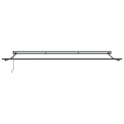 Berkfield Home Retractable Awning Manual Red & White Stripe 500x300 cm - thumbnail 7