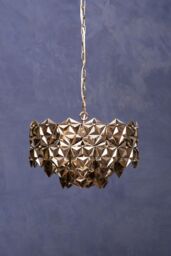 Orsina Rydello Grey Glass Chandelier - thumbnail 2