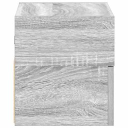 Berkfield Home Wall-mounted Bedside Cabinets 2 pcs Grey Sonoma 45x26x28.5 cm - thumbnail 6