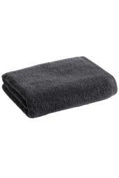CHRISTY 'Cirrus' Lightweight Fluffy Softloft 100% Cotton Towels in Charcoal - Size: Bath Sheet - thumbnail 2