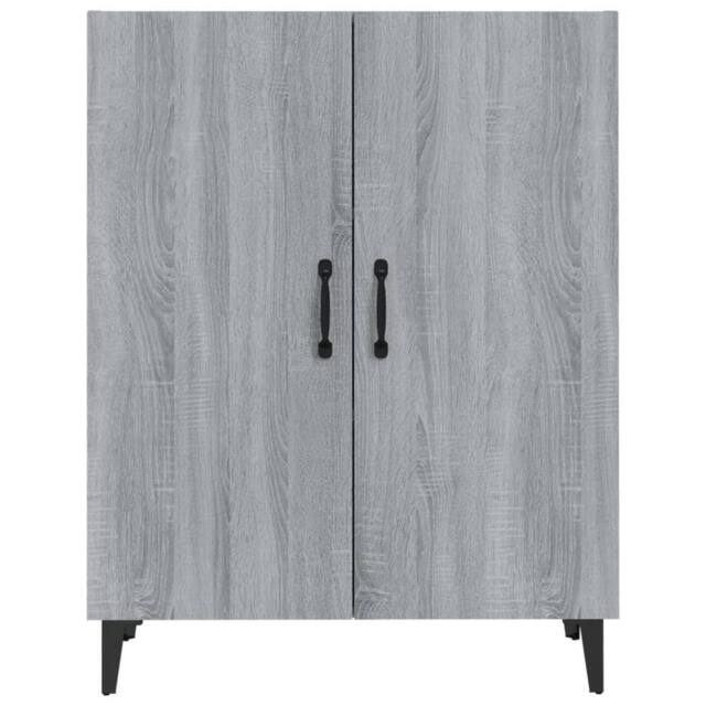 Berkfield Home Sideboard Grey Sonoma 70x34x90 cm Engineered Wood - Size: 70 x 34 x 90 cm - image 1