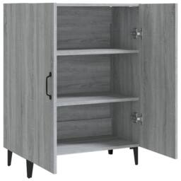 Berkfield Home Sideboard Grey Sonoma 70x34x90 cm Engineered Wood - Size: 70 x 34 x 90 cm - thumbnail 4
