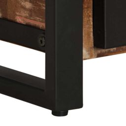 Berkfield Home Bedside Cabinets 2 pcs Multicolour Solid Rough Wood Mango - thumbnail 9