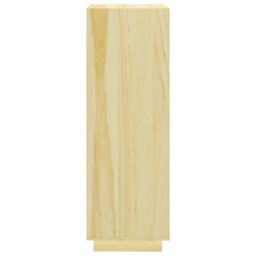 Berkfield Home Book Cabinet/Room Divider 40x35x103 cm Solid Pinewood in Brown - Size: 40 x 35 x 103 cm - thumbnail 6