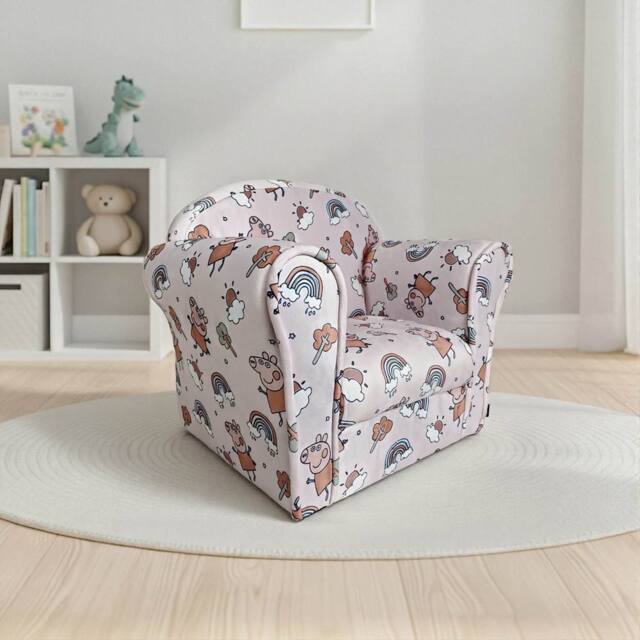 Kidsaw Kids Mini Chair Sofa Peppa Pig Pink - image 1