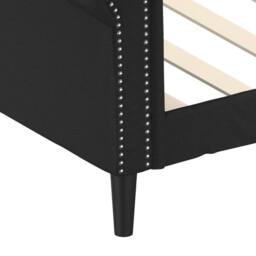 Berkfield Home Day Bed Black 90x190 cm Faux Leather - thumbnail 6