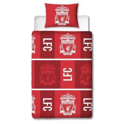 Liverpool FC 91 Rotary Crest Reversible Duvet Cover Set in Red - Size: Double - thumbnail 2