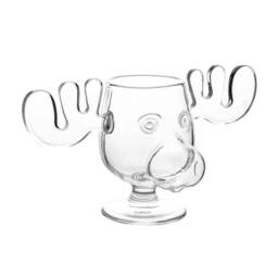SPETLEK Christmas Vacation Glass Moose Cup in Clear
