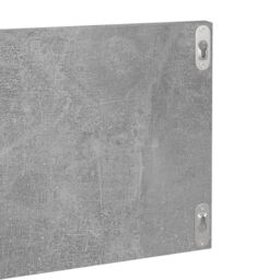 Berkfield Home Wall Shelf 2 pcs Concrete Grey 80x11.5x18 cm Engineered Wood - thumbnail 6