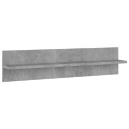 Berkfield Home Wall Shelf 2 pcs Concrete Grey 80x11.5x18 cm Engineered Wood - thumbnail 3