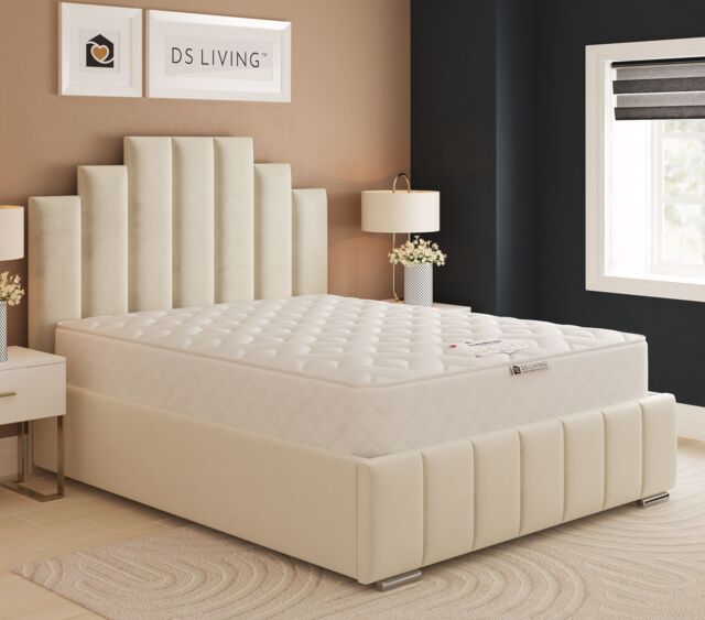 DS Living Nightfall Ortho Gel Glacier Spring Mattress in Off-White - Size: Small Double - image 1