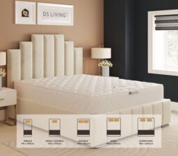 DS Living Nightfall Ortho Gel Glacier Spring Mattress in Off-White - Size: Small Double - thumbnail 6