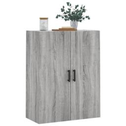 Berkfield Home Wall Mounted Cabinet Grey Sonoma 69.5x34x90 cm - thumbnail 4