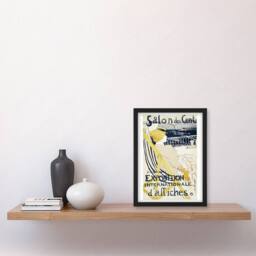 "Artery8 Salon des Cent Exhibition Advert Framed Wall Art Print Toulouse Lautrec - Size: W12"" x H16""" - thumbnail 4