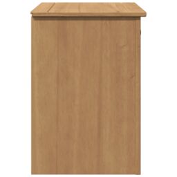 Berkfield Home Bedside Cabinet Panama 46x40x57 cm Solid Wood Pine in Brown - Size: 46 x 40 x 57 cm - thumbnail 6