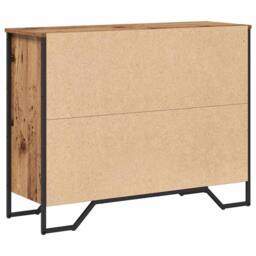 Berkfield Home Sideboard Old Wood Oak 97x32.5x74.5 cm Engineered Wood in Brown - thumbnail 8