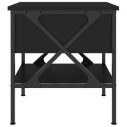 Berkfield Home Durable Bedside Tables 2 pcs Black 40x42x45 cm Engineered Wood - Size: 40 x 42 x 45 cm - thumbnail 8