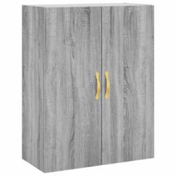 Berkfield Home Highboard Grey Sonoma 69.5x34x180 cm Engineered Wood - thumbnail 5