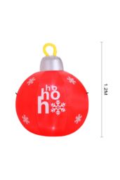 Living and Home 1.2M Christmas Inflatables Lights Large Bulb in Red - thumbnail 4