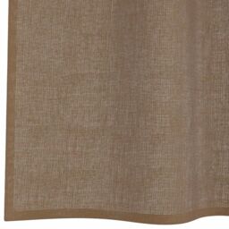 Berkfield Home Voile Curtains with Grommets 2 pcs Light Brown - thumbnail 6