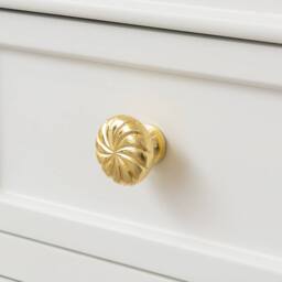 Melody Maison Set Of 4 Large Gold Vintage Swirl Drawer Knobs - 4cm - thumbnail 3
