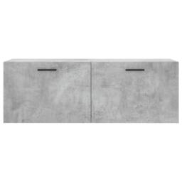 Berkfield Home Wall Cabinet Concrete Grey 100x36.5x35 cm Engineered Wood - thumbnail 5