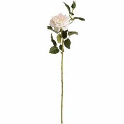 Love Lace White Garden Rose Spray Artificial Flower - thumbnail 6