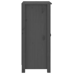 Berkfield Home Sideboards 2 pcs Grey 40x35x80 cm Solid Wood Pine - Size: 40 x 35 x 80 cm - thumbnail 6