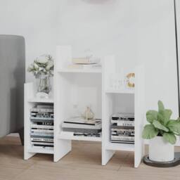 Berkfield Home Side Cabinet White 60x26x60 cm Engineered Wood - Size: 60 x 26 x 60 cm - thumbnail 3