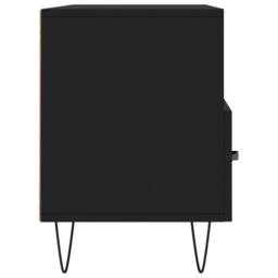 Berkfield Home TV Cabinet Black 102x36x50 cm Engineered Wood - Size: 102 x 36 x 50 cm - thumbnail 7