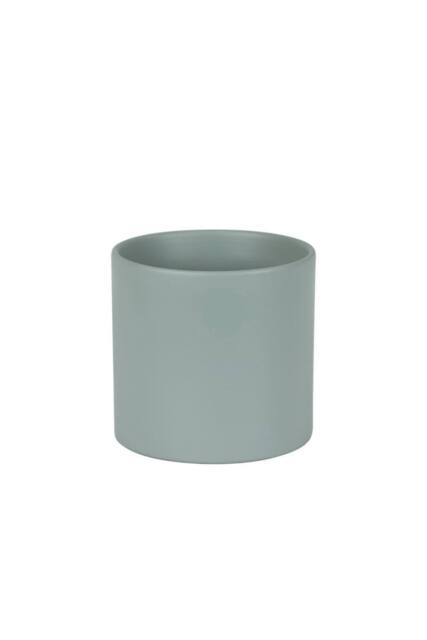 KDMD Hortus Sofia Matt Grey Ceramic Pot 13cm 2 Pack - image 1